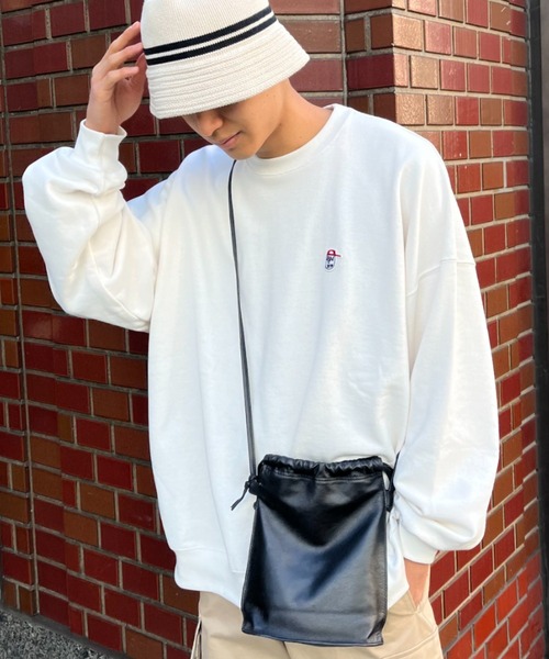 CIAOPANIC(チャオパニック)の「【BNCP】スーパービックロゴスウェット(スウェット・レディース・イエロー/オレンジ/ホワイト/ブラック/グレー/ブルー・MEDIUM/LARGE)」の2枚目の写真