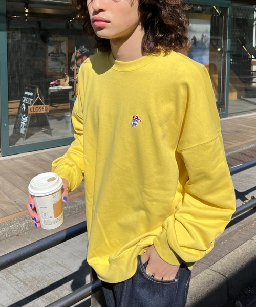 CIAOPANIC(チャオパニック)の「【BNCP】スーパービックロゴスウェット(スウェット・レディース・イエロー/オレンジ/ホワイト/ブラック/グレー/ブルー・MEDIUM/LARGE)」の11枚目の写真