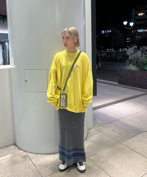 CIAOPANIC(チャオパニック)の「【BNCP】スーパービックロゴスウェット(スウェット・レディース・イエロー/オレンジ/ホワイト/ブラック/グレー/ブルー・MEDIUM/LARGE)」の16枚目の写真