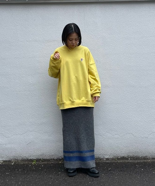 CIAOPANIC(チャオパニック)の「【BNCP】スーパービックロゴスウェット(スウェット・レディース・イエロー/オレンジ/ホワイト/ブラック/グレー/ブルー・MEDIUM/LARGE)」の19枚目の写真