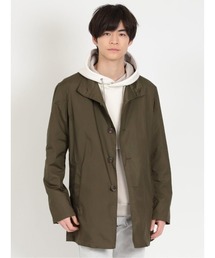 m.f.editorial（エムエフエディトリアル）の「m.f.エディトリアル メンズ リモンタ×小松マテーレ ナイロン スタンドハーフコート（ミリタリージャケット・メンズ）」