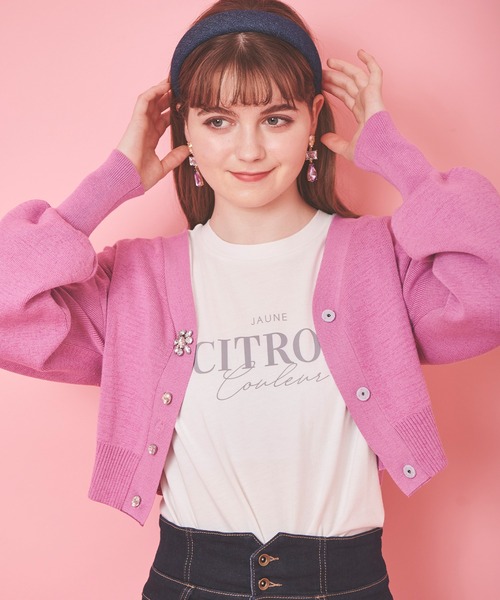 31 Sons de mode（トランテアン　ソン　ドゥ　モード）の「シズクイヤリング（イヤリング・レディース・ブルー/ラベンダー・フリー）」の4枚目の写真