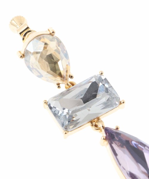 31 Sons de mode（トランテアン　ソン　ドゥ　モード）の「シズクイヤリング（イヤリング・レディース・ブルー/ラベンダー・フリー）」の8枚目の写真