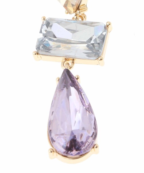 31 Sons de mode（トランテアン　ソン　ドゥ　モード）の「シズクイヤリング（イヤリング・レディース・ブルー/ラベンダー・フリー）」の7枚目の写真