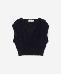 unfil | コットン スリーブレスワッフルニット WOMEN