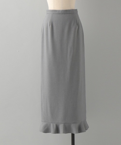 A part by（アパートバイ）の「リネンライクフリルスカート（スカート・レディース・ライトイエロー/ブラック/ライトベージュ・FREE）」の2枚目の写真