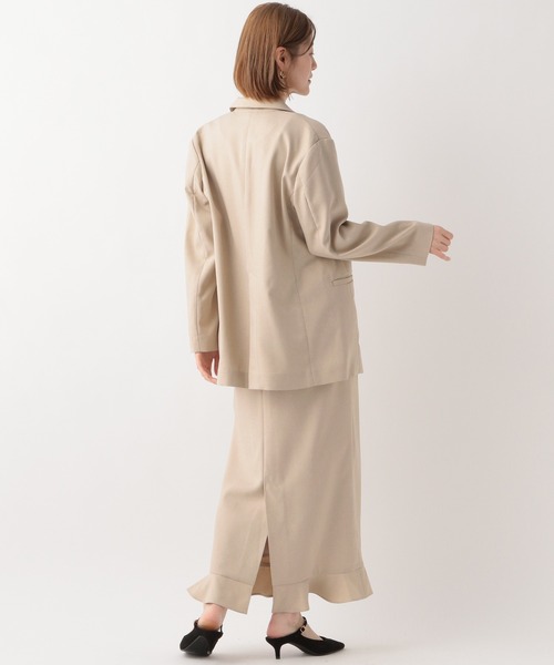 A part by（アパートバイ）の「リネンライクフリルスカート（スカート・レディース・ライトイエロー/ブラック/ライトベージュ・FREE）」の8枚目の写真