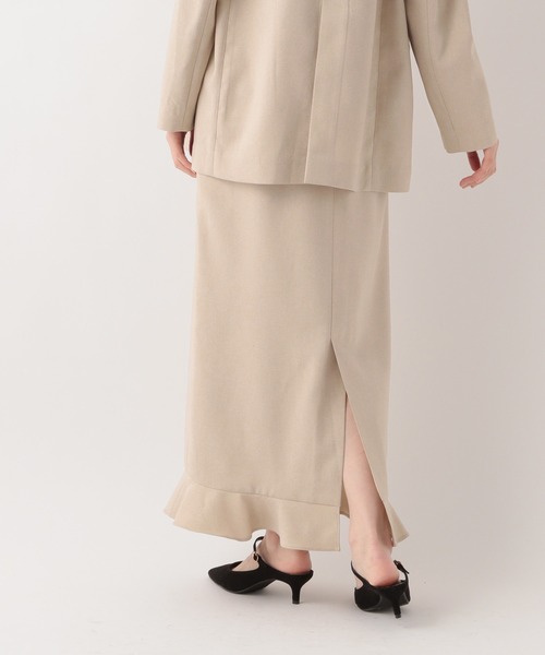 A part by（アパートバイ）の「リネンライクフリルスカート（スカート・レディース・ライトイエロー/ブラック/ライトベージュ・FREE）」の12枚目の写真