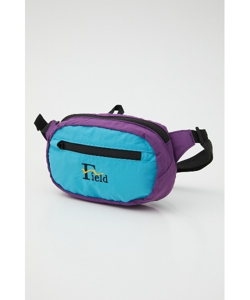 RODEO CROWNS WIDE BOWL（ロデオクラウンズワイドボウル）の「Field WAIST BAG（ボディバッグ/ウエストポーチ・レディース・ブラック/ブルー系その他3/パープル系その他・FREE）」の3枚目の写真