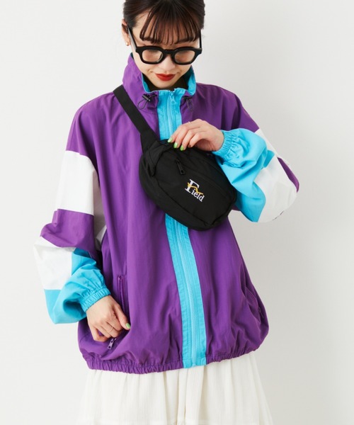 RODEO CROWNS WIDE BOWL（ロデオクラウンズワイドボウル）の「Field WAIST BAG（ボディバッグ/ウエストポーチ・レディース・ブラック/ブルー系その他3/パープル系その他・FREE）」の21枚目の写真