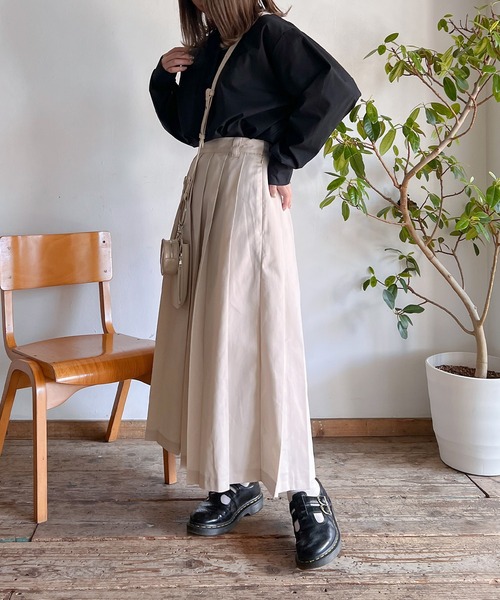 Mysa&Liina(ミーサリーナ)の「前後2WAYフリルブラウス(シャツ/ブラウス・レディース・オフホワイト/ブラック/モカ・M)」の9枚目の写真