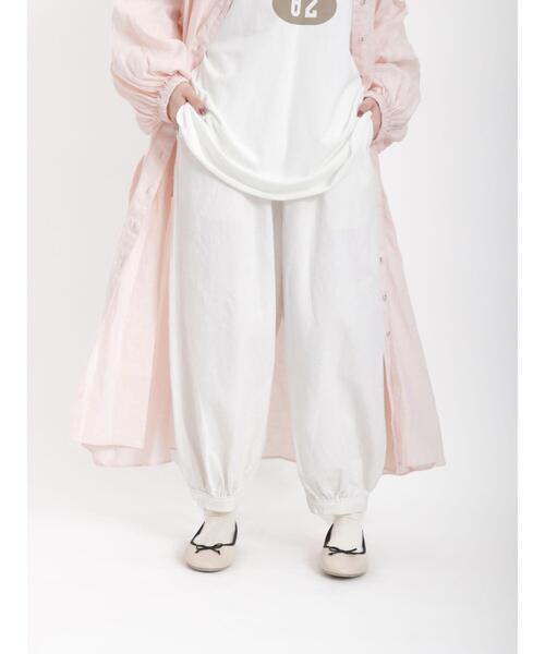 Samansa Mos2(サマンサ モスモス)の「綿麻バルーンパンツ(その他パンツ・レディース・ピンク/オフホワイト/ブラック・フリ-)」の9枚目の写真