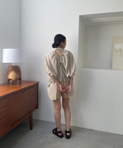 I_am（アイアム）の「cross belt chunky sandal（サンダル・レディース・ブラック・S/L）」の3枚目の写真