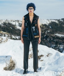 amok（アモク）の「HANDPAINT MOUTON RIDERS VEST（ベスト）」 - WEAR