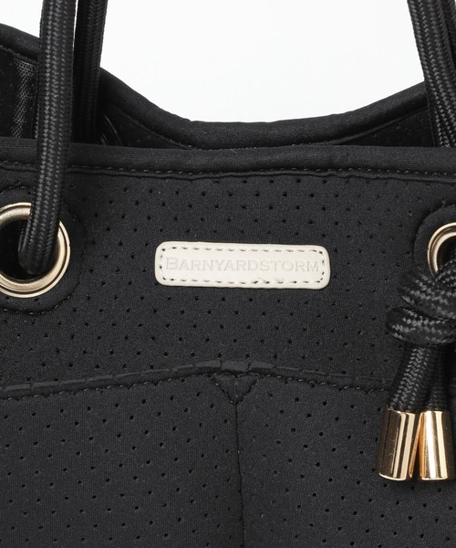 BARNYARDSTORM（バンヤードストーム）の「パンチングトートＭ（トートバッグ・レディース・ライトベージュ/グレー/ブラック・FREE）」の8枚目の写真