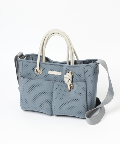 BARNYARDSTORM（バンヤードストーム）の「パンチングトートＭ（トートバッグ・レディース・ライトベージュ/グレー/ブラック・FREE）」の20枚目の写真