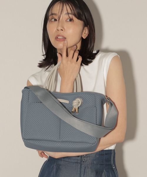 BARNYARDSTORM（バンヤードストーム）の「パンチングトートＭ（トートバッグ・レディース・ライトベージュ/グレー/ブラック・FREE）」の17枚目の写真