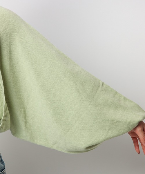 SPIRALGIRL（スパイラルガール）の「チェーン付きニットボレロカーディガン（カーディガン/ボレロ・レディース・ブラック/ベージュ/グリーン/ホワイト・FREE）」の18枚目の写真