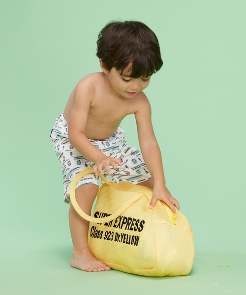 Kids Foret（キッズフォーレ）の「ＪＲ新幹線電車エアメッシュプールバッグ（トートバッグ・キッズ・グリーン/グレー/イエロー/レッド・FREE）」の19枚目の写真