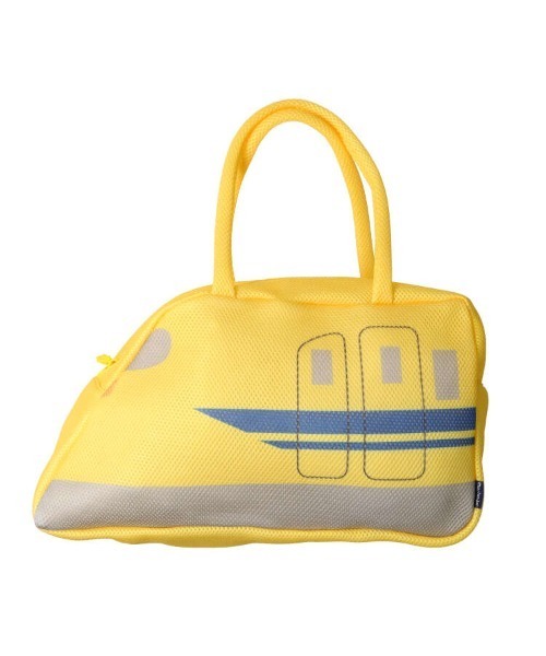 Kids Foret（キッズフォーレ）の「ＪＲ新幹線電車エアメッシュプールバッグ（トートバッグ・キッズ・グリーン/グレー/イエロー/レッド・FREE）」の13枚目の写真