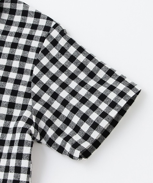 petit main（プティマイン）の「柄開衿シャツ（シャツ/ブラウス・キッズ・ブラック/ブルー・120cm/90cm/80ｃｍ/110cm/130cm/100cm）」の13枚目の写真