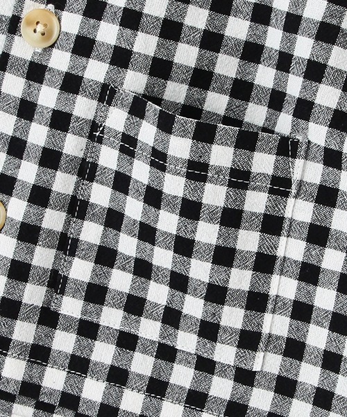 petit main（プティマイン）の「柄開衿シャツ（シャツ/ブラウス・キッズ・ブラック/ブルー・120cm/90cm/80ｃｍ/110cm/130cm/100cm）」の14枚目の写真