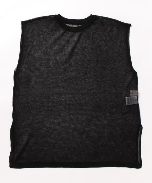 cona(コナ)の「【ZOZO限定】シアーニットノースリーブトップス(Tシャツ/カットソー・レディース・ブラック/ライトグレー/ホワイト・FREE)」の17枚目の写真