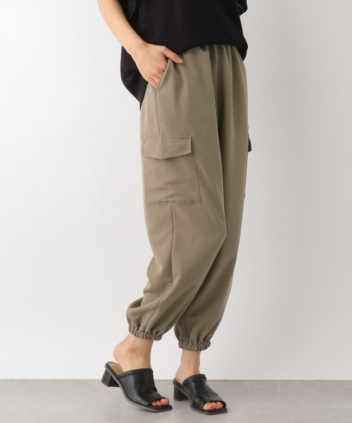 LEPSIM（レプシィム）の「サテンジョガーパンツ　188974（その他パンツ・レディース・ブラック/アイボリー/カーキブラウン・FREE）」の15枚目の写真