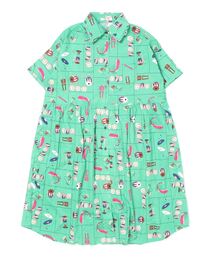 sandy | 【sandy】プリントレギュラーカラーシャツワンピース(ワンピース)