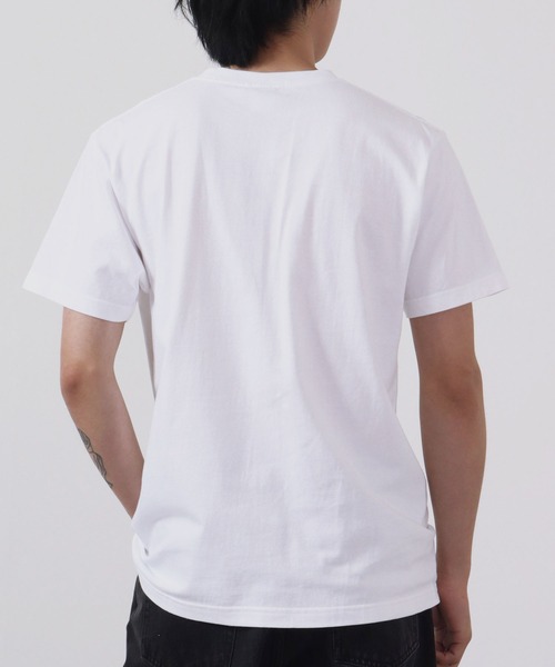 波達(NAMITATSU)(ナミタツ)の「波達(NAMITATSU) 5.6oz ヘビーウェイト プリント 半袖Tシャツ(Tシャツ/カットソー・メンズ・ブラック/ホワイト・LL/M/L)」の16枚目の写真