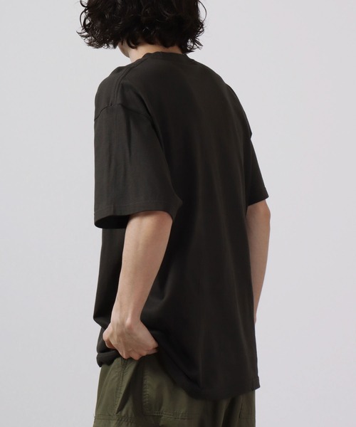 波達(NAMITATSU)(ナミタツ)の「波達(NAMITATSU) 5.6oz ヘビーウェイト プリント 半袖Tシャツ(Tシャツ/カットソー・メンズ・ブラック/ホワイト・LL/M/L)」の12枚目の写真
