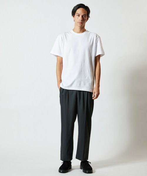 United Athle(ユナイテッドアスレ)の「United Athle 5.6オンス半袖Tシャツ(Tシャツ/カットソー・メンズ・グリーン系その他/ホワイト/サンドベージュ/アッシュ/バイオレット/ブラック/インディゴブルー・X-LARGE/MEDIUM/LARGE)」の8枚目の写真