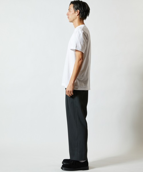 United Athle(ユナイテッドアスレ)の「United Athle 5.6オンス半袖Tシャツ(Tシャツ/カットソー・メンズ・グリーン系その他/ホワイト/サンドベージュ/アッシュ/バイオレット/ブラック/インディゴブルー・X-LARGE/MEDIUM/LARGE)」の9枚目の写真