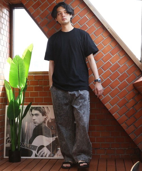United Athle(ユナイテッドアスレ)の「United Athle 5.6オンス半袖Tシャツ(Tシャツ/カットソー・メンズ・グリーン系その他/ホワイト/サンドベージュ/アッシュ/バイオレット/ブラック/インディゴブルー・X-LARGE/MEDIUM/LARGE)」の20枚目の写真