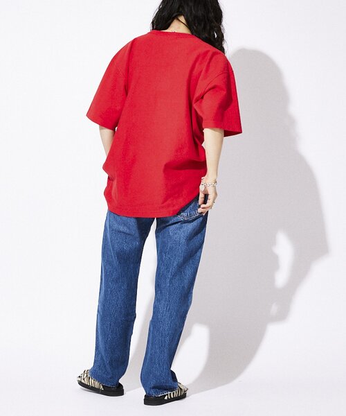 Champion(チャンピオン)の「【CHAMPION / チャンピオン】別注 リバースウィーブTシャツ(Tシャツ/カットソー・メンズ・ブラウン/レッド/カーキ/イエロー・MEDIUM/LARGE/X-LARGE/XX-LARGE)」の10枚目の写真