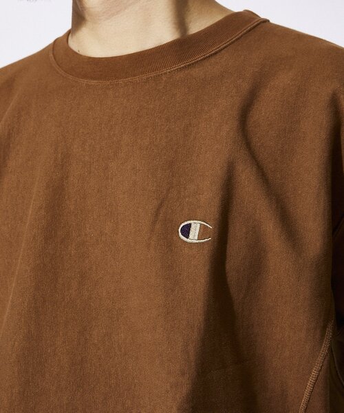 Champion(チャンピオン)の「【CHAMPION / チャンピオン】別注 リバースウィーブTシャツ(Tシャツ/カットソー・メンズ・ブラウン/レッド/カーキ/イエロー・MEDIUM/LARGE/X-LARGE/XX-LARGE)」の14枚目の写真