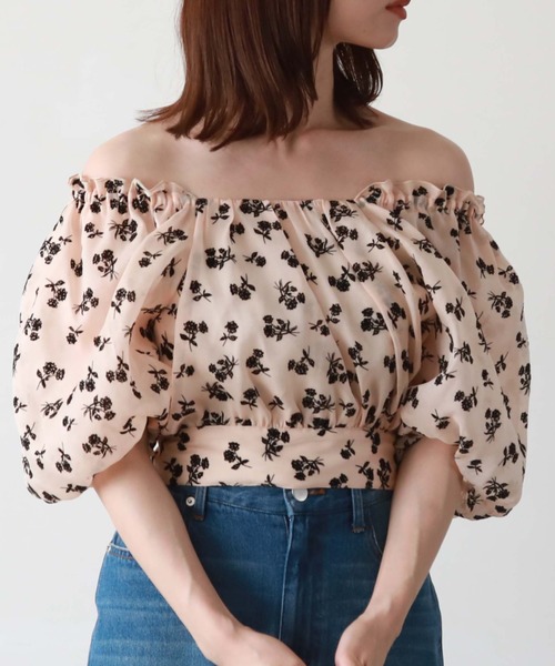 archives（アルシーヴ）の「【新色追加】シアーフロッキーバックリボンブラウス（シャツ/ブラウス・レディース・ブラック/オレンジ/アイボリー/ミント/ピンクベージュ・MEDIUM）」の19枚目の写真