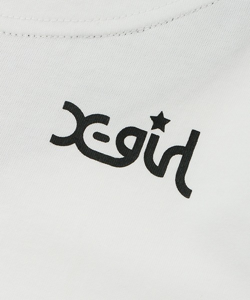 X-girl Stages（エックスガールステージス）の「肩開き半袖Tシャツ（Tシャツ/カットソー・キッズ・ラベンダー/マルチ/ホワイト/ピンク・100cm/140cm/110cm/130cm/90cm/120cm）」の11枚目の写真