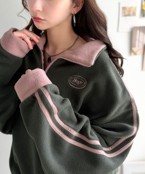 FRED PERRY フレッドペリー ハーフジップ スウェット Lサイズ FRED PERRY】Half Zip SweatShirt フレッドペリー ハーフジップ