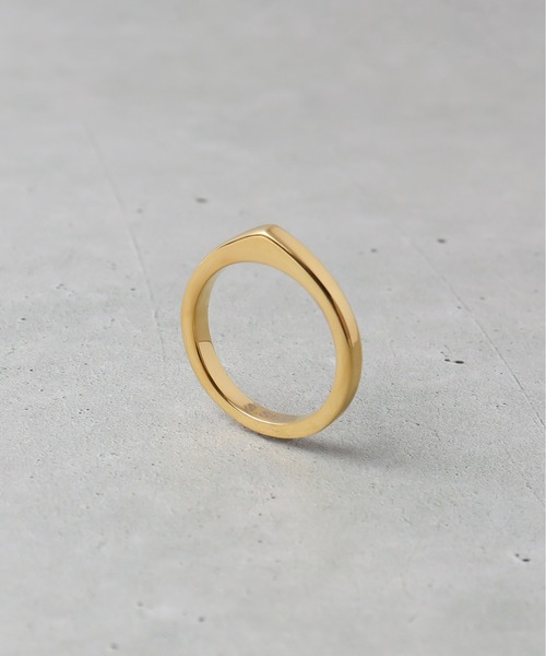 ieLS(イエルズ)の「金属アレルギー対応「ieLS」ステンレス ペアリング シャープ(リング・レディース・ゴールド・#11/#9/#15/#13)」の1枚目の写真