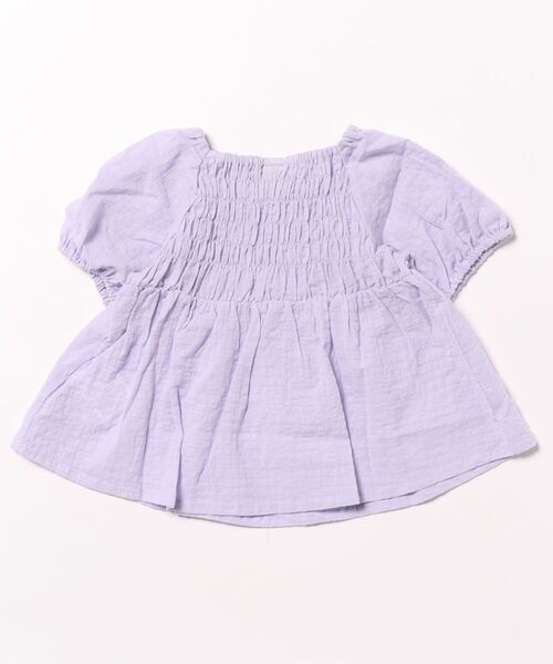 petit main(プティマイン)の「【AJUGA.】バルーン袖ブラウス★(シャツ/ブラウス・キッズ・オフホワイト/ブラック/ラベンダー・120cm/90cm/110cm/80cm/100cm/130cm)」の4枚目の写真