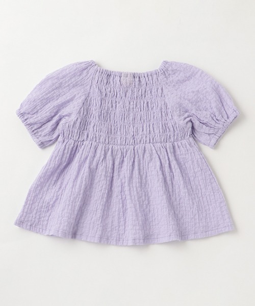 petit main(プティマイン)の「【AJUGA.】バルーン袖ブラウス★(シャツ/ブラウス・キッズ・オフホワイト/ブラック/ラベンダー・120cm/90cm/110cm/80cm/100cm/130cm)」の7枚目の写真