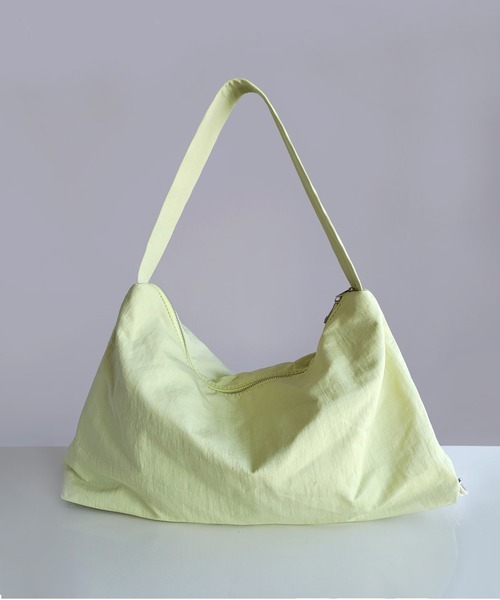 fd style（エフディ スタイル）の「ナイロンサイドドローストリングショルダーバッグ（ショルダーバッグ・レディース・Black/Kelly/LT.Gray/DK.Brn/LIME・FREE）」の15枚目の写真