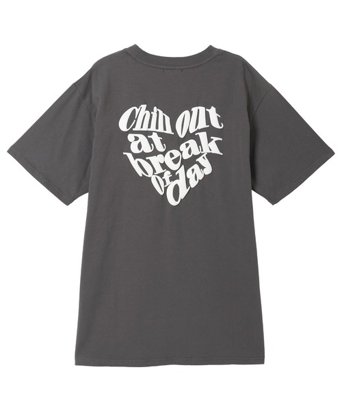 ANDGEEBEE（アンジービー）の「UNISEX バック発泡プリントT（Tシャツ/カットソー・レディース・チャコールグレー/グリーン・X-LARGE）」の15枚目の写真