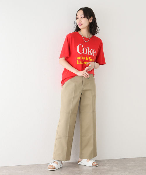 BRIXTON（ブリクストン）の「【BRIXTON/ブリクストン】HAVING FUN VINTAGE CREW Tシャツ（Tシャツ/カットソー・レディース・レッド/ブラック・LARGE/X-LARGE）」の10枚目の写真