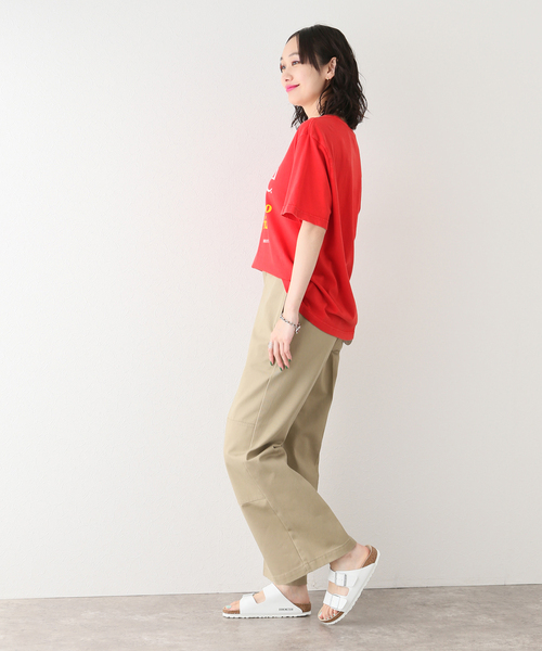 BRIXTON（ブリクストン）の「【BRIXTON/ブリクストン】HAVING FUN VINTAGE CREW Tシャツ（Tシャツ/カットソー・レディース・レッド/ブラック・LARGE/X-LARGE）」の11枚目の写真