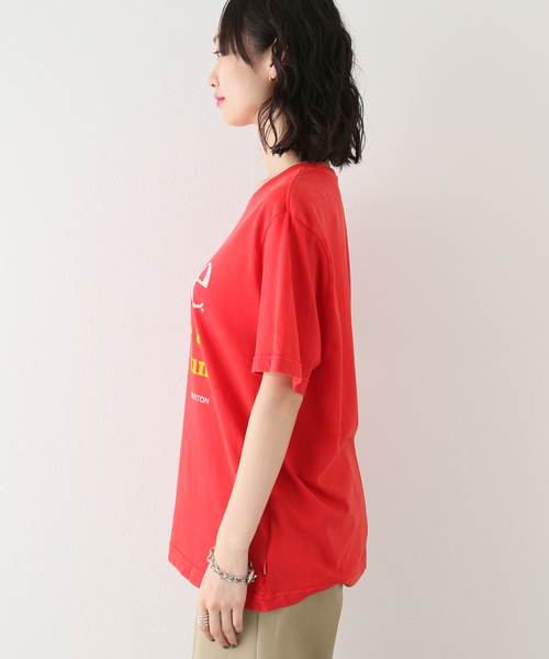 BRIXTON（ブリクストン）の「【BRIXTON/ブリクストン】HAVING FUN VINTAGE CREW Tシャツ（Tシャツ/カットソー・レディース・レッド/ブラック・LARGE/X-LARGE）」の17枚目の写真