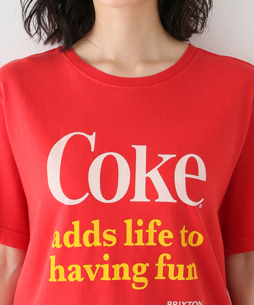 BRIXTON（ブリクストン）の「【BRIXTON/ブリクストン】HAVING FUN VINTAGE CREW Tシャツ（Tシャツ/カットソー・レディース・レッド/ブラック・LARGE/X-LARGE）」の19枚目の写真