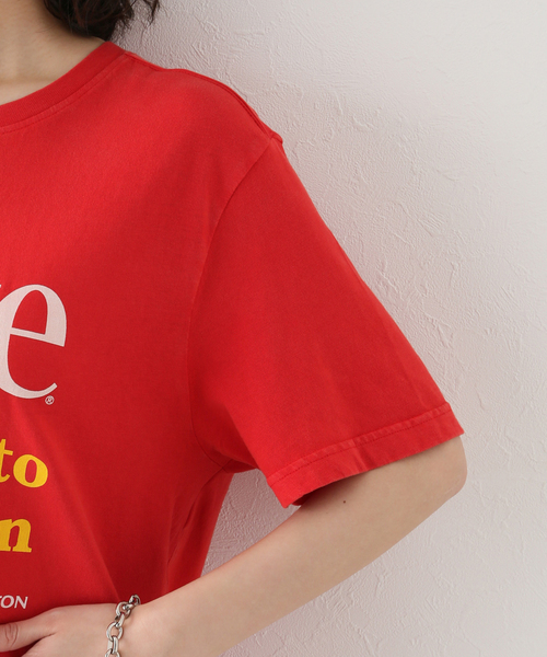 BRIXTON（ブリクストン）の「【BRIXTON/ブリクストン】HAVING FUN VINTAGE CREW Tシャツ（Tシャツ/カットソー・レディース・レッド/ブラック・LARGE/X-LARGE）」の21枚目の写真
