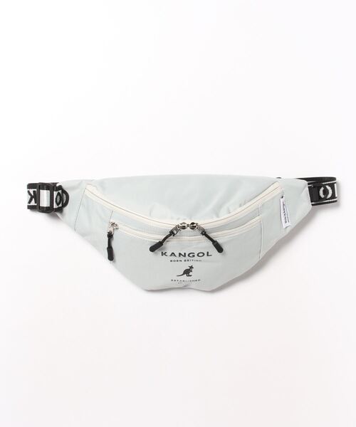 KANGOL（カンゴール）の「【KANGOL/カンゴール】ボディバッグ / ウエストバッグ / ウエストポーチ（ボディバッグ/ウエストポーチ・メンズ・ブラック/ブラック系その他/オフホワイト/グレー・FREE）」の9枚目の写真